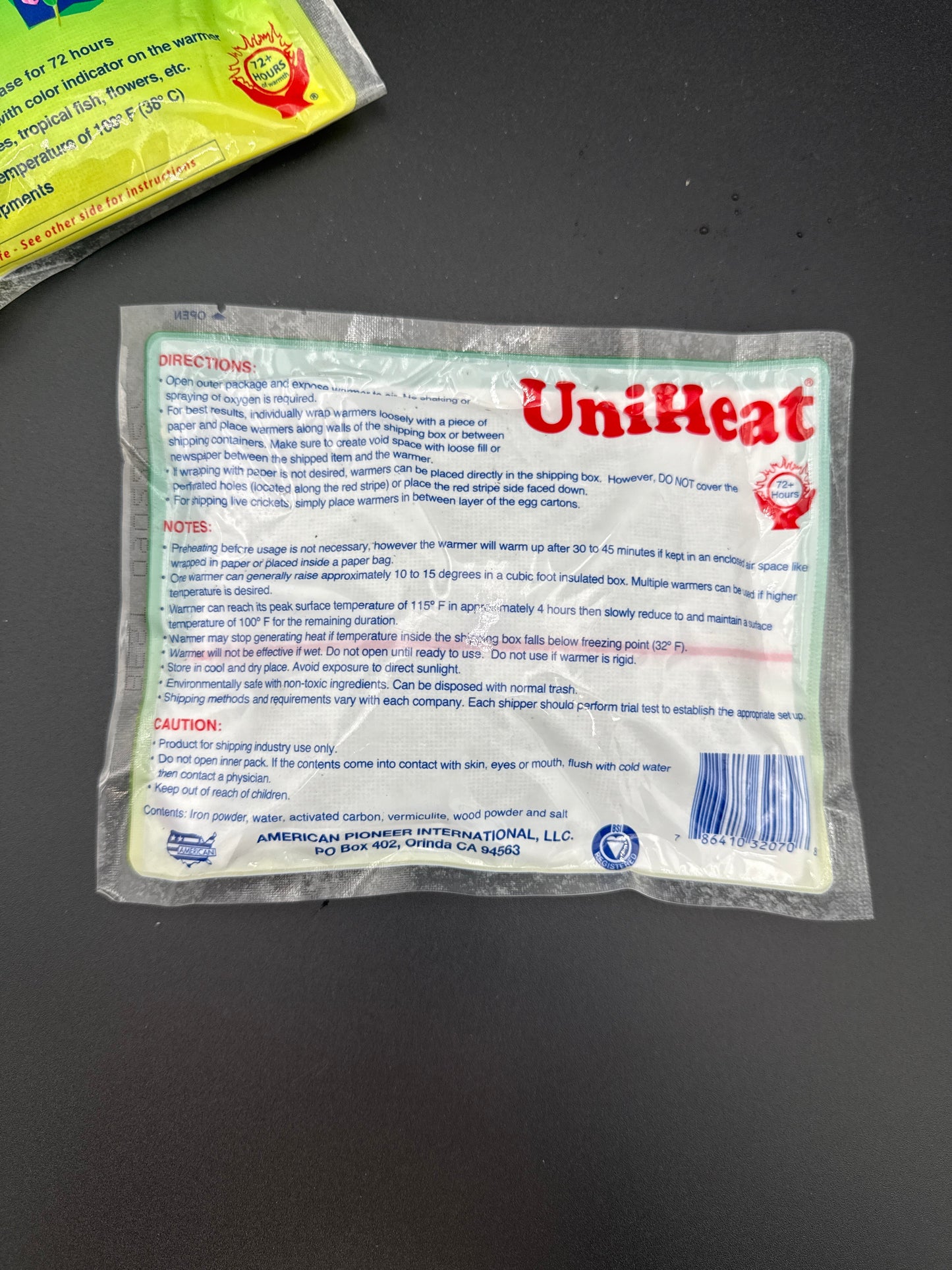 Heat Pack for orders (72 hour)- add to orders from cold climates