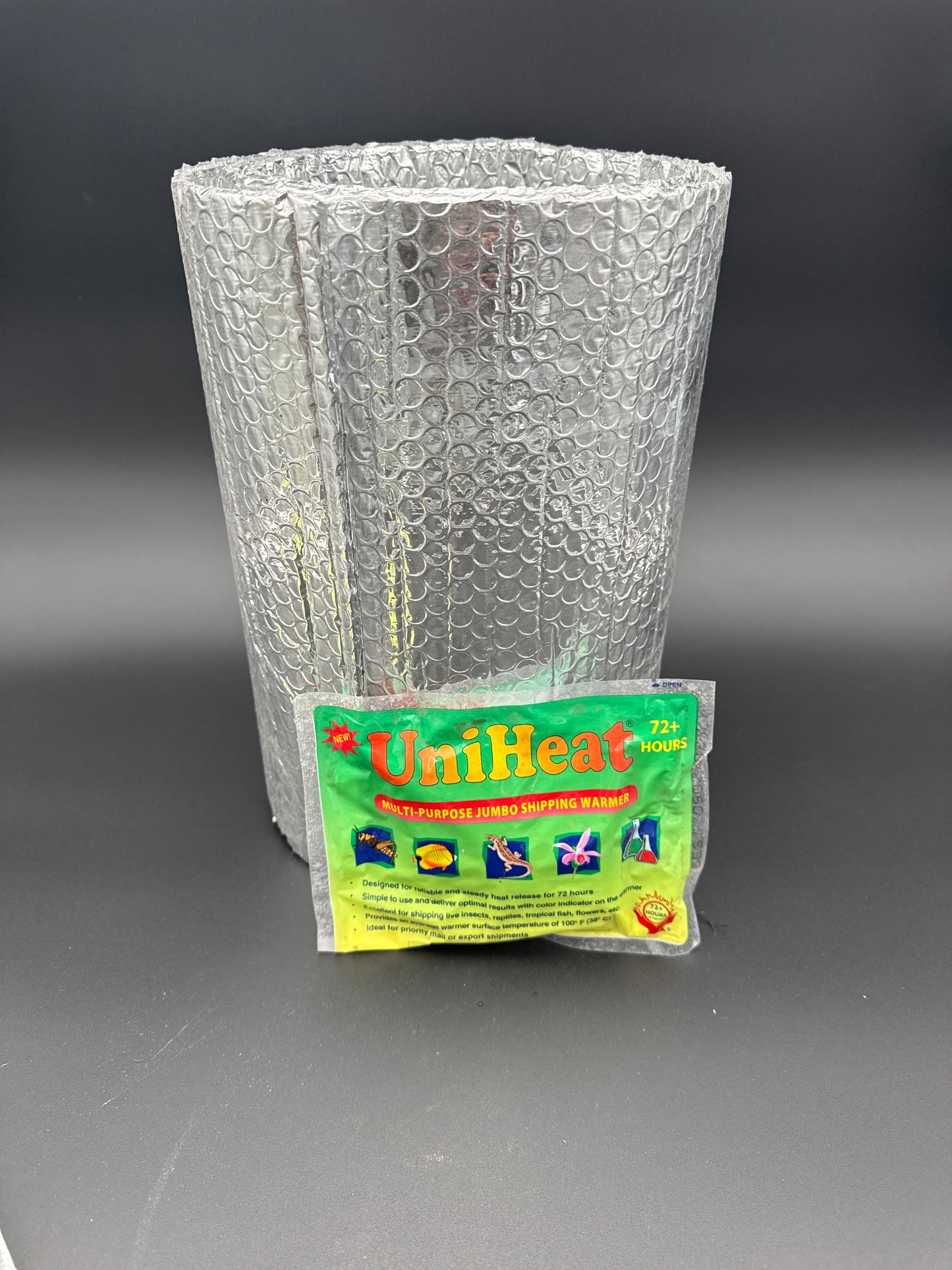 Thermal wrap and heat pack for cold climate delivery.